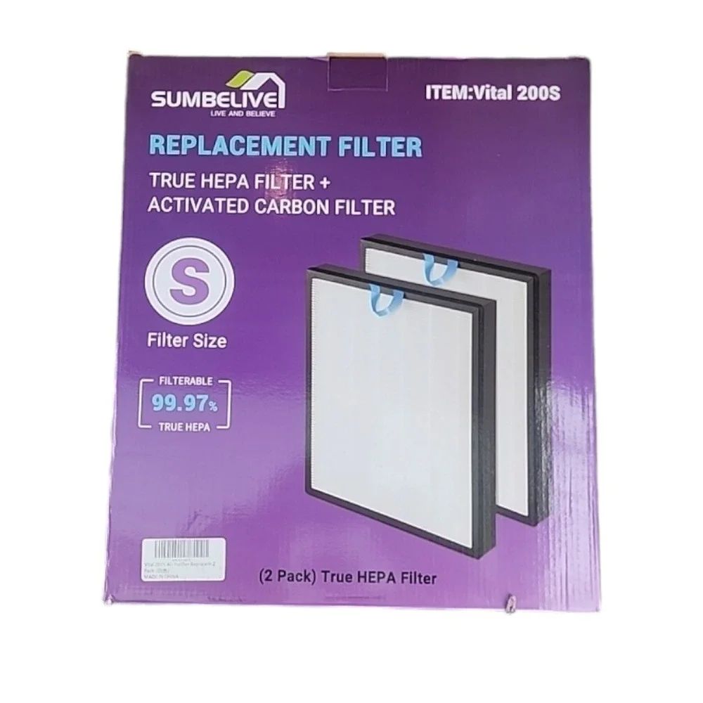 Filter Vital 200 Filter Size S HEPA Carbon H13 Ture 2-Pack